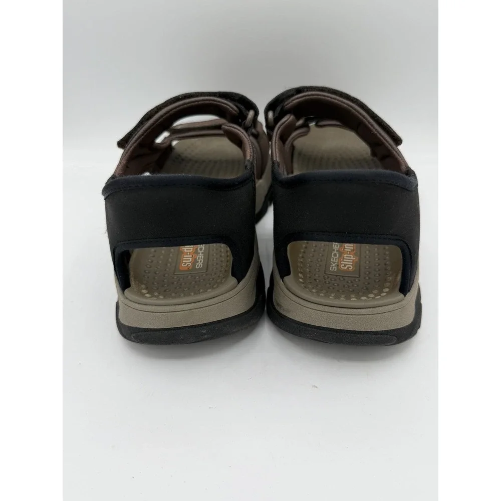 Skechers Tresmen Reece Slip In Men's Sandals Chocolate Brown SN205289 Size 9